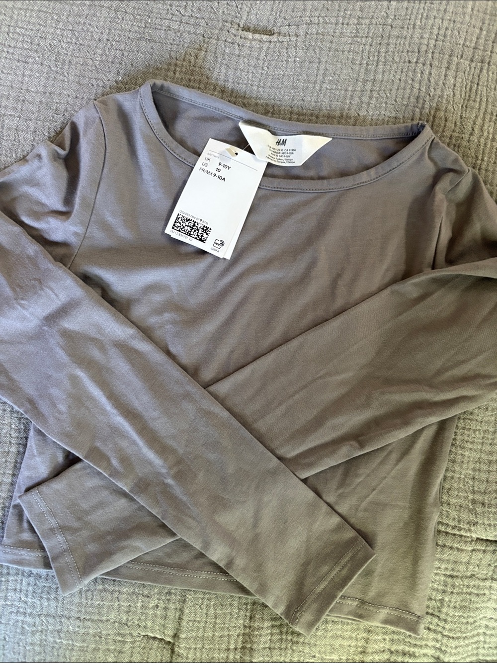 H&M Kids Long Sleeve Top + pants Gray